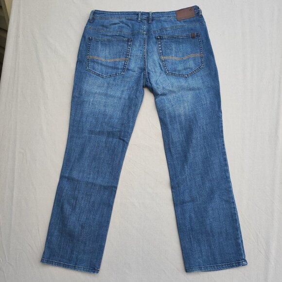 Buffalo Jeans Jack-X men's sz 36X30 denim blue Slim Straight Stretch Extensible - Picture 3 of 13